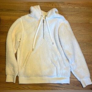 Rag and Bone teddy pullover hoodie with zipper S